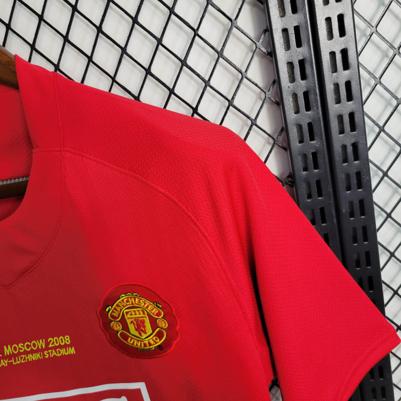 Camisa I Retrô do Manchester United 07/08 - Nike Torcedor Masculina